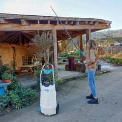 Matabi Evolution 30 LTCS pulverizador con manguera de 8 m para grandes superficies y trabajos en altura