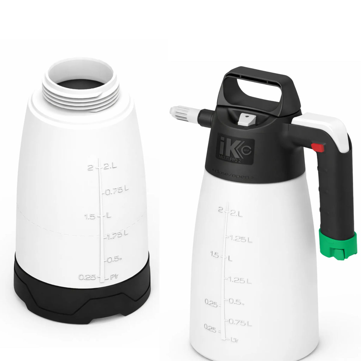 Pulverizador IK MULTI Pro 2 360º  profesional resistente a ácidos y desinfectantes. Para control de plagas