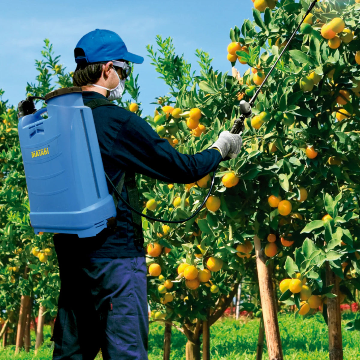 Pulverizador Matabi Evolution 16 para herbicidas, insecticidas y productos naturales