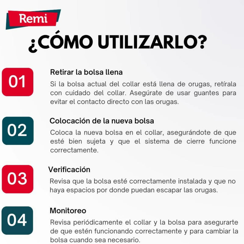 Bolsa Recambio Collar Procesionaria Procerex - Protecta - Remi Hogar