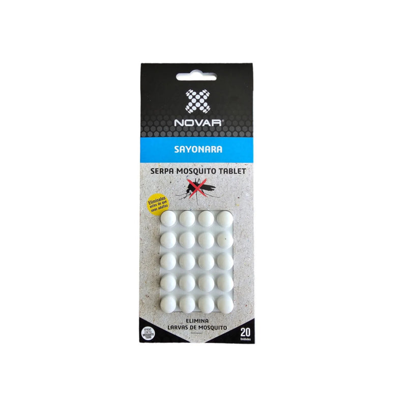 Serpa Mosquito Tablet Sayonara – Larvicida en comprimidos para aguas estancadas - Remi Hogar