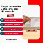 Trampa Cucarachas Adhesiva XL - Remi Hogar - Remi Hogar