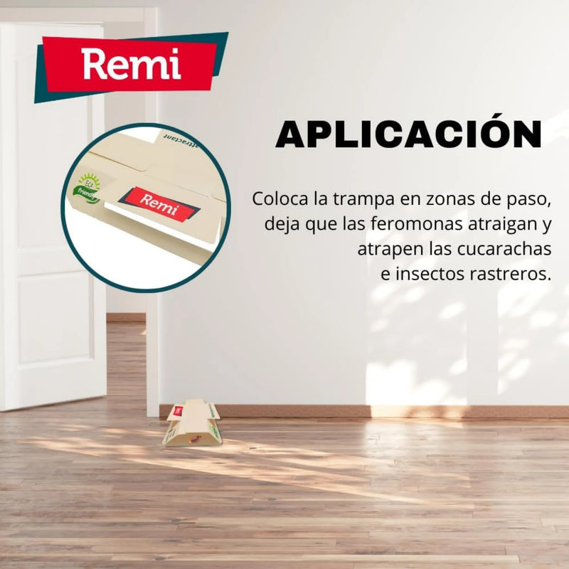 Trampa Cucarachas Adhesiva XL - Remi Hogar - Remi Hogar