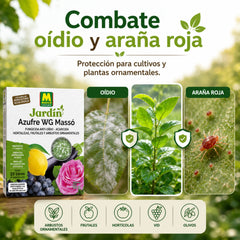 Preben Azufre WG protección ecológica frente al oídio, ácaros y araña roja