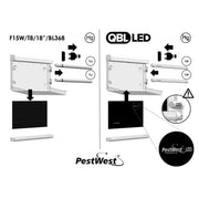 Tubo LED QBL 7,1 W T8 45 cm - PestWest - Remi Hogar