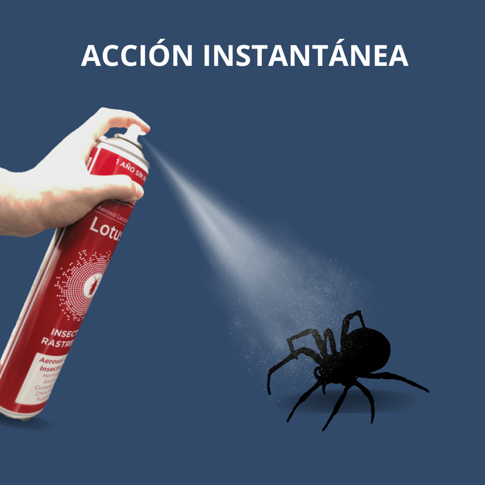 Laca - Spray insecticida para insectos Rastreros con cánula 750 ml