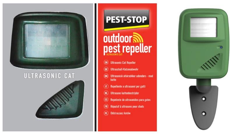 Ahuyentador de Gatos por Ultrasonidos - Pest - Stop - Remi Hogar