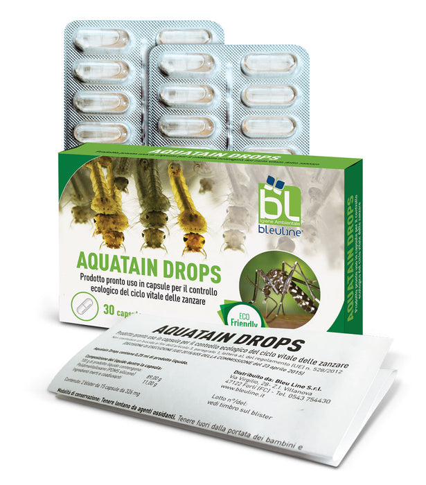 Aquatain Drops Larvicidas Mosquito y Mosquito Tigre - Bleuline