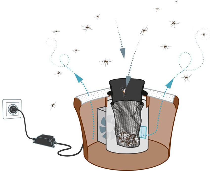 BG Mosquitaire Antimosquitos Trampa Exterior - Biogents