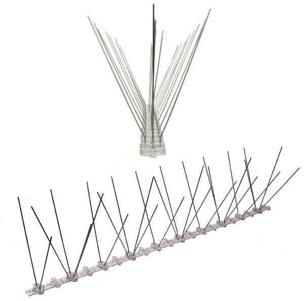 Pinchos Anti palomas E - 30 Base Policarbonato (1 metro) - Remi Hogar