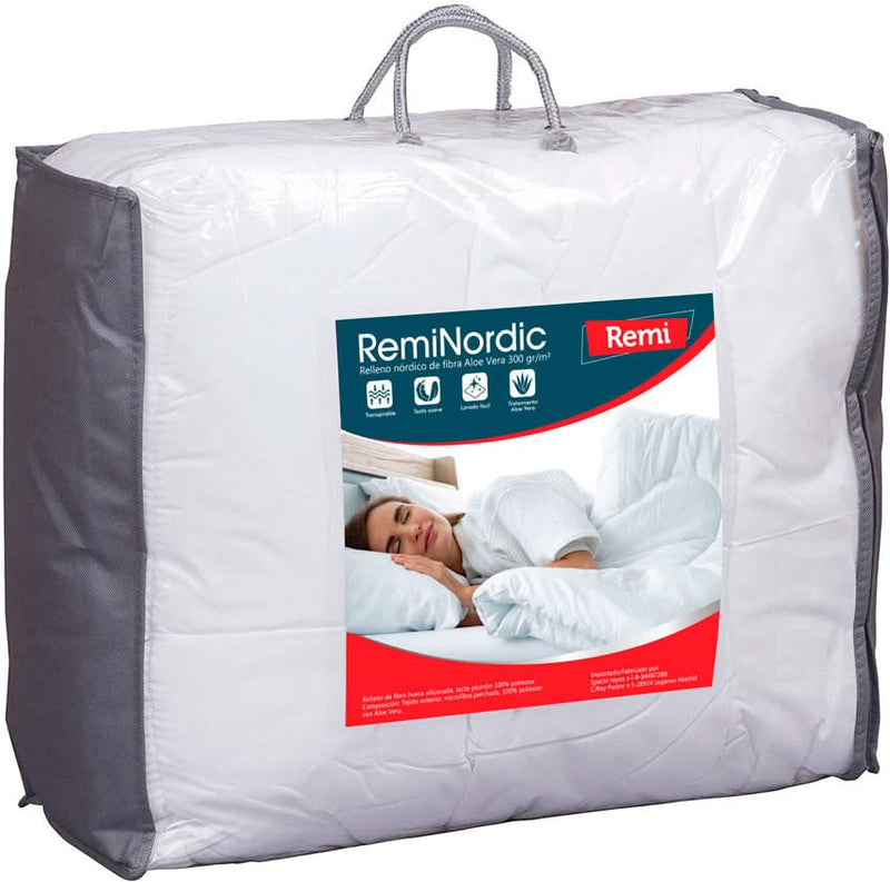 Edredón Relleno Nórdico de Fibra Aloe Vera - Remi Hogar