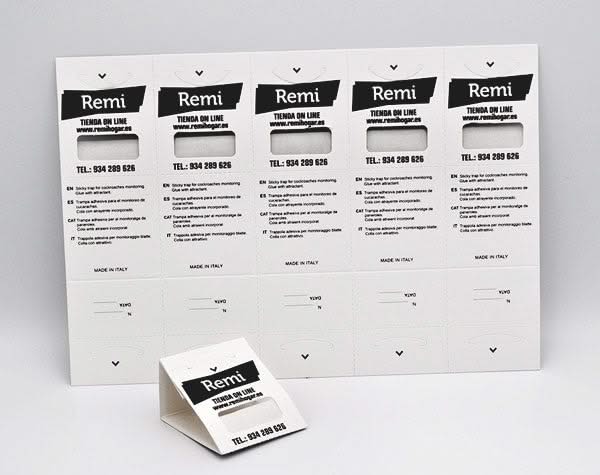 Trampa adhesiva para cucarachas - Remi Hogar